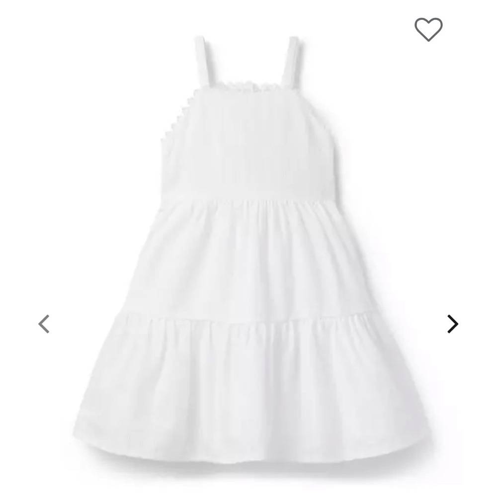 NWT- Janie and Jack Textured Stripe Tiered Dress